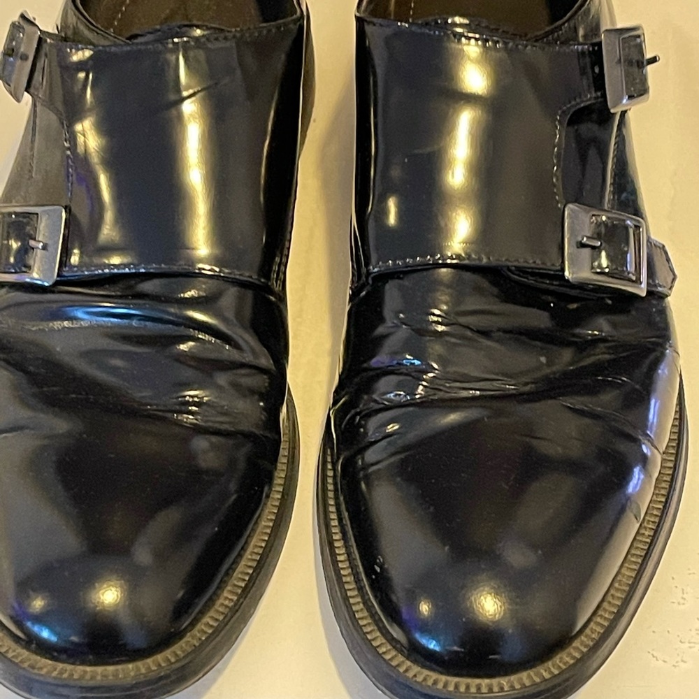 Kenneth Cole men’s patent leather dress shoes